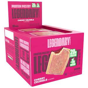 Legendary Protein Pastry - Cherry Crumble Box of 10 [Save $14]