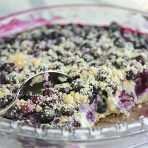 Recipes: ~ Blueberry Custard Recipe (using Oat Fibre)