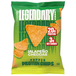 Protein: Legendary Popped Protein Chips - Jalapeno Cheddar