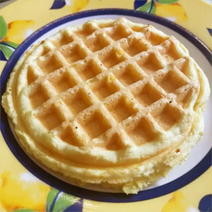 ~ Keto Chaffles (using Bamboo Fibre)