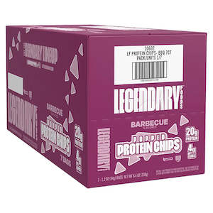 Legendary Popped Protein Chips - BBQ [Box of 7]