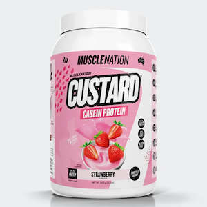 Custard Pudding Ice-cream Casein - Strawberry