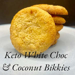 Made To Order: Made to your Order - White Chocolate and Coconut Keto Bikkies