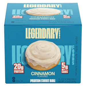 Back In Stock: Legendary Protein Sweet Roll - Cinnamon Box of 8 [Save $11]