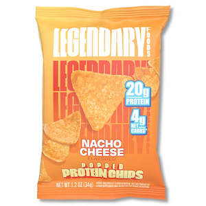 Legendary Popped Protein Chips - Nacho Cheese
