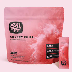 Supplements: NEW FLAVOUR! SALTT Cherry (Chill) Electrolytes 30 pack