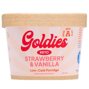 Flavour: Goldies Porridge - Strawberry Vanilla Pottle