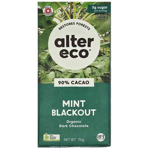 Flavour: Alter Eco 90% Mint Blackout Cacao Organic Dark Chocolate