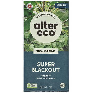 Alter Eco 90% Super Blackout Cacao Organic Dark Chocolate