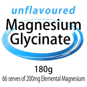 Gut Health: Magnesium Glycinate - Unflavoured 180g Mix