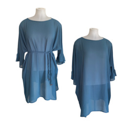 FRILL SLEEVE DRESS