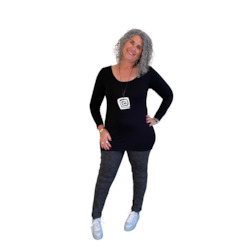 Tops: BASE TOP BLACK