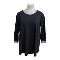 L/S TOP PINK CUFF SIZE 18+