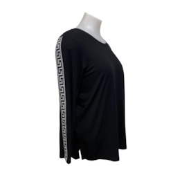 L/S GEO STRIPE SIZE 20+