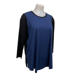 Tops: NAVY MERINO FRONT 18