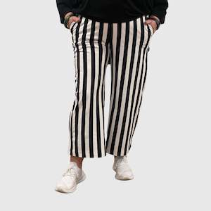 Pant: P1 BLACK STRIPE PANT