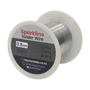 Soldering: Solder Wire 60/40 Roll 0.8mm 200g