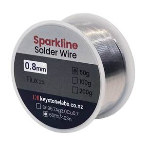 Soldering: Solder Wire 60/40 Roll 0.8mm 50g