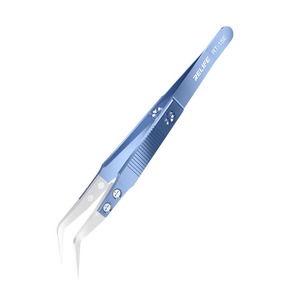 Hand Tools: Relife Tweezers Ceramic Curved RT-15E