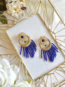 Indigo Blue Earrings (Midi)