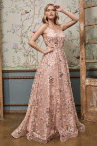 Evening Gowns: CB07 Rosé Reign