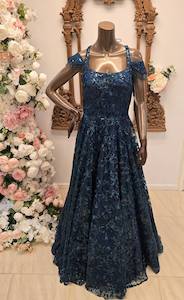 Evening Gowns: Midnight Bloom