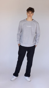 Long Sleeves: Classic Crew Jersey - Grey
