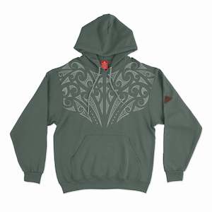 Hoodie: Mens Maori Hoodie - Kia Kaha