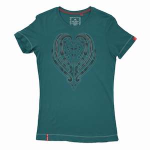 Tee Shirt: Womens Maori T Shirt -  Kia Kaha