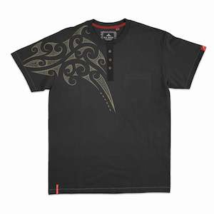 Tee Shirt: Mens Maori Grandpa T Shirt - Kia Kaha
