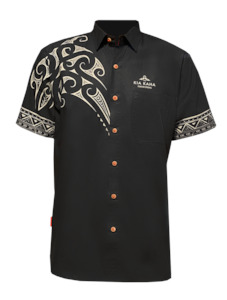 Kia Kaha Collection: Mens Maori Shirt  - Kia Kaha