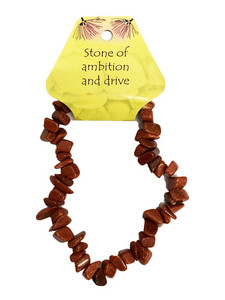 Products: GBG-KGB1g Gold Sand stone Chip Elastic Bracelet