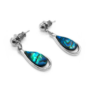 Products: BBJ1237E Paua Earrings Silvertone Boxed