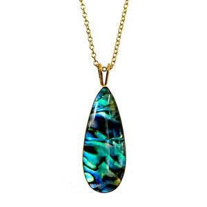 Products: BBJ1102P Paua Pendant Gold Plated