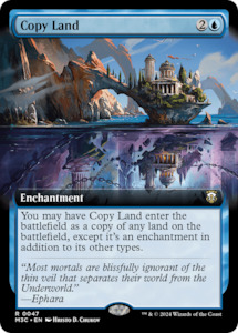Copy Land (Extended Art) [Modern Horizons 3 Commander]