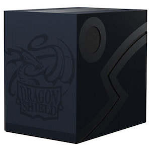 Dragon Shield Double Shell Deck Box - Blue/Black