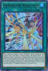 Yugioh Singles: Gladiator Rejection [CHIM-EN058] Ultra Rare