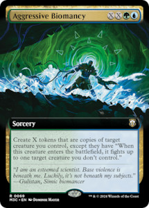 Aggressive Biomancy (Extended Art) [Modern Horizons 3 Commander]