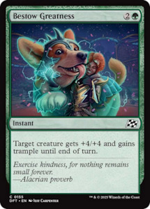 Bestow Greatness [Aetherdrift]