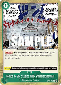 Because the Side of Justice Will Be Whichever Side Wins!! [Awakening of the New Era]