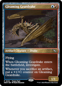 Murder At Karlov Manor: Gleaming Geardrake (Promo Pack) [Murders at Karlov Manor Promos]