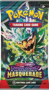 Pokemon Collection Boxes: PKM Booster Pack - Scarlet & Violet: Twilight Masquerade