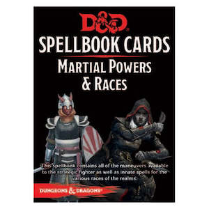 D&D: Spellbook Cards – Martial Powers & Races Deck