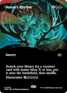 Tarkir Dragonstorm: Nature's Rhythm (Borderless) [Tarkir: Dragonstorm]