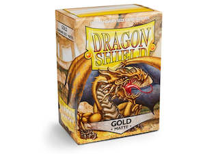 Dragon shield - Gold Matte sleeves