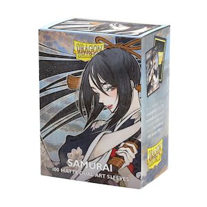 Accessories Sleeves: DS Sleeves (100) Matte Dual Art – Samurai