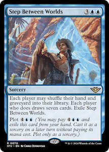 Otj Singles: Step Between Worlds (Promo Pack) [Outlaws of Thunder Junction Promos]