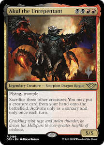 Otj Singles: Akul the Unrepentant (Promo Pack) [Outlaws of Thunder Junction Promos]