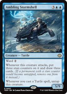 Ambling Stormshell [Tarkir: Dragonstorm Promos]