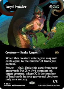 Tarkir Dragonstorm: Lasyd Prowler (Borderless) [Tarkir: Dragonstorm]